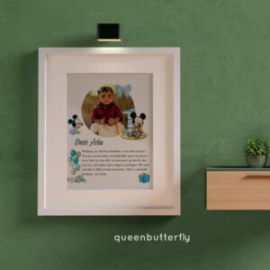 Baby Birthday frame